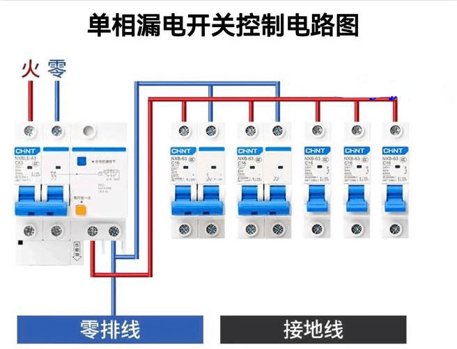 三相四線制電路中可以使用單相漏電保護器嗎？
